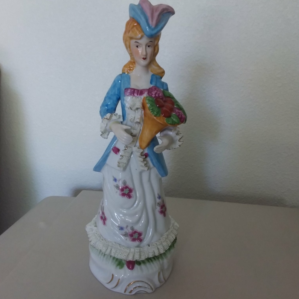 Vintage hand painted handmade Victorian  porcelain